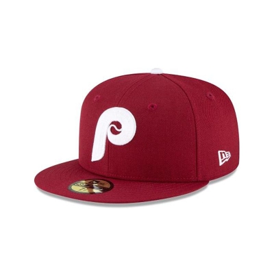 Philadelphia Phillies Gorra | New Era MLB Centennial Collection 59fifty Fitted Cap Mexico - Rojos